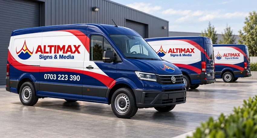 Altimax full wraps & fleets vehicle-branding concept