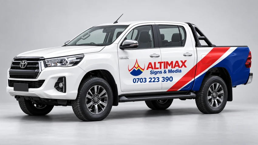 Altimax partial wraps vehicle-branding concept
